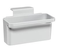 Brabantia In-Sink Organiser Caddy with Suction Cups & Drainage Holes (Light Grey) Easy-Fix Kitchen Tidy Holder for Sponges, Cloths & Washing Up Brushes