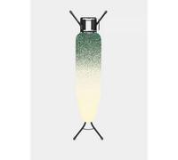 Brabantia - Ironing Board A - With Adjustable Iron Rest - Adjustable Height - Non-Slip Rubber Feet - 100% Fairtrade Cotton Cover with Foam Layer - Foldable - New Dawn - Size A (110x30 cm)