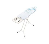 Brabantia - Ironing Board B - With Solid Steam Iron Rest - Adjustable in Height - Non-Slip Rubber Feet - Cotton Cover with Foam Layer - Foldable - Cotton Flower - 124x38 cm