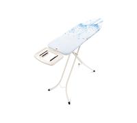 Brabantia - Ironing Board B - With Solid Steam Iron Rest - Adjustable in Height - Non-Slip Rubber Feet - Cotton Cover with Foam Layer - Foldable - Co