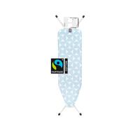 Brabantia - Ironing Board B - with Steam Iron Rest - Medium & Foldable - Adjustable Height - Non-Slip Feet Cotton Cover - Child & Transport Lock -