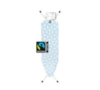 Brabantia - Ironing Board B - With Steam Iron Rest - Medium & Foldable - Adjustable Height - Non-Slip Feet Cotton Cover - Child &