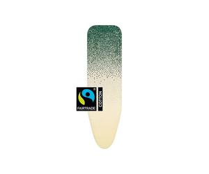 Brabantia - Ironing Board Cover A with 8 mm Foam Padding, Fairtrade Cotton, Durable and Easy Fit for Enhanced Ironing Performance ? New Dawn, 110 x 30