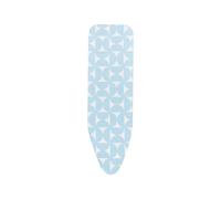 Brabantia Ironing Board Cover B 124x38 cm ? Fresh Breeze | 100% Cotton Top Layer with 2mm Foam Padding for Size B Ironing Boards | Durable, Washable,