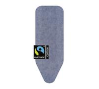 Brabantia Ironing Board Cover C 124x45 cm ? Denim Blue | 100% Cotton Top Layer with 8mm Foam Padding for Size C Ironing Boards | Durable, Washable,