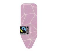Brabantia Ironing Board Cover C Lilac Waves, 124 x 45 cm with 2 mm Foam Paddi...