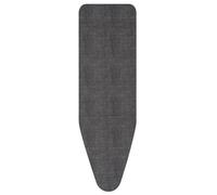 Brabantia 8mm Thick Underlay Ironing Board Cover (D Board/Denim Black) Heat-Resistant, Non-Slip, Cord Fastener