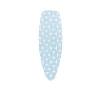 Brabantia Ironing Board Cover D 135x45 cm ? Fresh Breeze | 100% Cotton Top Layer with 8mm Foam Padding for Size D Ironing Boards | Durable, Washable,
