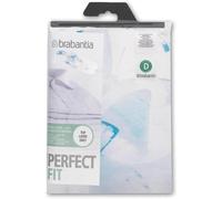 Brabantia Ironing Board Cover D 135x45 cm ? Nature | 1x Random 100% Cotton Top Layer with 2mm Foam Padding for Size D Ironing Boards | Durable,