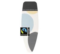 Brabantia Ironing Board Cover D 135x45 cm ? Spring Bubbles | 100% Cotton Top Layer with 8mm Foam Padding & Heat Resistant Zone for Size D Boards |
