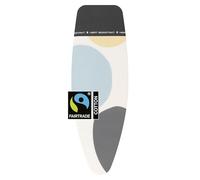Brabantia Ironing Board Cover D 135x45 cm - Spring Bubbles | 100% Cotton Top Layer with 8mm Foam Padding & Heat Resistant Zone for Size D Boards | Durable, Washable, Easy to Install