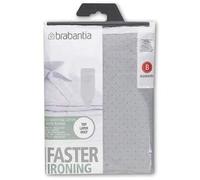 Brabantia Ironing Board Cover Top layer only- 124 x 38 cm, Standard, Metallised