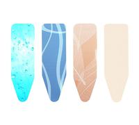 Brabantia Ironing Board Cover with 2 mm Foam - 135 x 49 cm, Extra Large, Neutral Assorted Colours