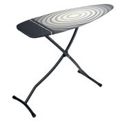 Brabantia - Ironing Board D - Integrated Steam Iron Rest - Adjustable Height with Transport Lock - Non-Slip Rubber Feet - Cotton Cover with Foam Layer