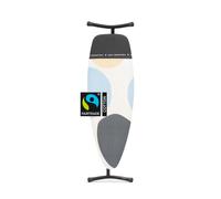 Brabantia - Ironing Board D - Integrated Steam Iron Rest - Adjustable Height with Transport Lock - Non-Slip Rubber Feet - Cotton Cover with Foam Layer