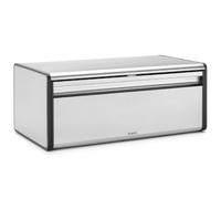 Brabantia Kitchen Fall Front Bread Bin Storage White Black Steel