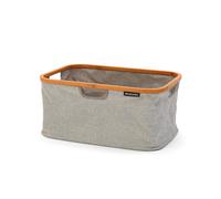 Brabantia Laundry Basket with Bamboo Top, Fabric, Grey, 40L