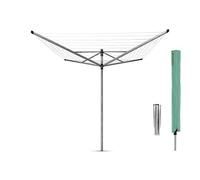 Brabantia - Lift-O-Matic - 60 Metres Of Clothes Line - Adjustable In Height - Uv-Resistant & Non-Slip Lining - Umbrella System