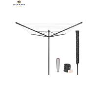 Brabantia Lift-O-Matic Clothes Line with Cover & Peg 50 metre, Anthracite