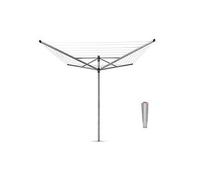 Brabantia Lift-O-Matic 40m 4-Arm Rotary Airer with Ground Spike