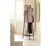 Brabantia Linn Compact Clothes Rail with Shelf - Matt Black