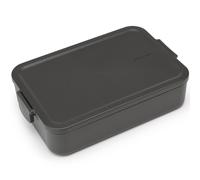 Brabantia Make And Take Large Bento Lunchbox Dark Grey Light Grey Jade Green