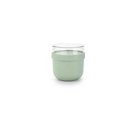 Brabantia - Make & Take Breakfast Bowl 0.5L - with Screw-On Ingredients Container (180 ml) - Leakproof - Large Opening - Suitable for Freezer - Dishwasher & Microwave Safe - Jade Green