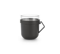 Brabantia Make & Take Soup Mug, 0.6L - Dark Grey
