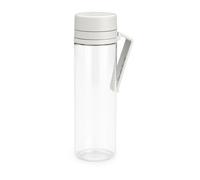 Brabantia Water Bottle Make & Take 0.5L - Strainer Infuser, Leakproof, Dishwasher Safe - Light Grey