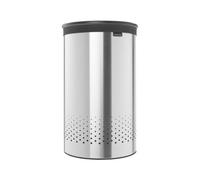 Brabantia Matt Grey Steel Large Laundry Bin, 60L