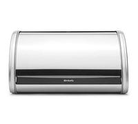 Brabantia Roll Top bread bin small matte steel