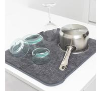 Brabantia Microfibre Dish Drying Mat - Dark Grey