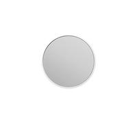 Brabantia - Mindset Bathroom Mirror - 5x Zoom for Precise View - Magnetic Holder - Removable Mirror - Wall-Mounted - Corrosion Resistant - Fixing Materials Included - Fresh White - ø 20.4 cm