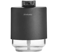 Brabantia - Mindset Soap Dispenser - Non-Drip Pump Mechanism - Easy to Refill - Removable Holder - Corrosion Resistant Metal & Glass - Stylish Bathroom Accessory - Infinite Grey - 200 ml