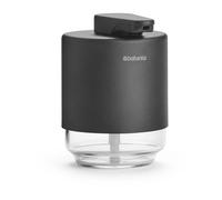 Brabantia - Mindset Soap Dispenser - Non-Drip Pump Mechanism - Easy to Refill - Removable Holder - Corrosion Resistant Metal & Glass - Stylish Bathroom Accessory - Infinite Grey - 200 ml