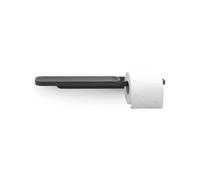 Brabantia Toilet Roll Holder MindSet with Shelf – Wall-Mount, Corrosion-Resistant – Infinite Grey