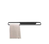 Brabantia - Mindset Towel Rail - Fits Regular or Folded Big Towels - Holds Up to 2 kg - Corrosion Resistant - Bathroom Storage Accessory - Fixing Materials Included - Infinite Grey - 56 x 8.5 cm