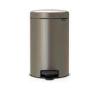 Brabantia 12 Litre New Icon Pedal Bin - Dark Grey