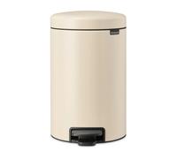 Brabantia Newicon Pedal Bin 12L - Soft Beige, Brown