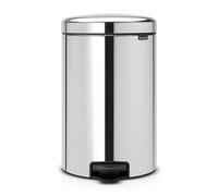 Brabantia 20L NewIcon Pedal Bin - Brilliant Steel, Silver