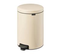 Brabantia Newicon Pedal Bin, 20L - Soft Beige, Brown