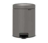 Brabantia New Icon pedal bin 5 liter Mineral concrete grey