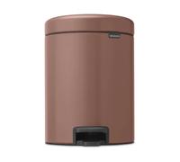 Brabantia New Icon pedal bin 5 liter Satin taupe