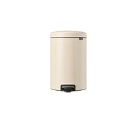 Brabantia Newicon Pedal Bin, 20L - Soft Beige, Brown