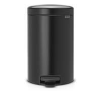 Brabantia newIcon 12 Litre Pedal Bin in Matt Black