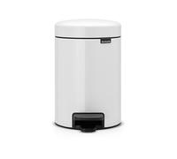 Brabantia 112126 Pedal Bin newIcon with Plastic Inner Bucket, 3 L-White