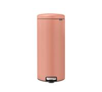 Brabantia - NewIcon 30L Pedal Bin - Large Kitchen Bin - Soft-Close Lid - Lightweight Pedal - Removable Inner Bucket - Non-slip - Warm Copper - 30 x 38 x 68 cm