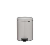 Brabantia NewIcon Pedal Bin, 5L - Soft Grey, Grey