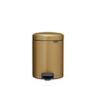 Brabantia NewIcon 5 Liter Pedal Bin - Warm Brass