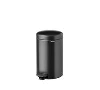 Brabantia Newicon Pedal Bin 12 L Soft Close Waste With Odour-Proof Lid And Plastic Inner Bucket Compact, Non-Slip Trash Can For